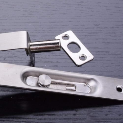 Niceminiwall 2 Stück 10,2 cm Edelstahl-Tür-Bündungsriegel-Set, verdeckter Schieberiegel, Sicherheitstürschutz mit Schrauben für Terrassen-, Holz-, Doppel- oder Verbundtüren Niceminiwall 2 Stück 10,2 cm Edelstahl-Tür-Bündungsriegel-Set, verdeckter Schieberiegel, Sicherheitstürschutz mit Schrauben für Terrassen-, Holz-, Doppel- oder Verbundtüren von Niceminiwall