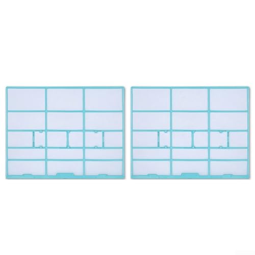 Niceminiwall 2 x Klimaanlagen-Filterzubehör zum Aufhängen (37,7 x 29,4 cm) von Niceminiwall