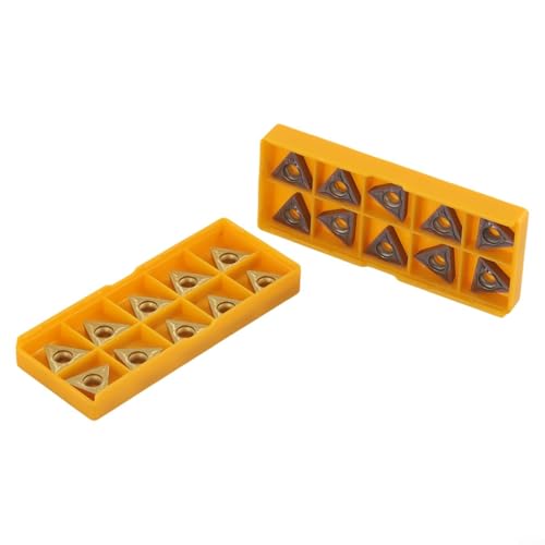 Niceminiwall 20 Stück TCMT16T304 TCMT16T308 Hartmetalleinsätze Dreheinsätze für Metallschneiden von Niceminiwall