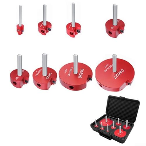 Niceminiwall 8-teiliges professionelles PVC-Reibahlen-Set mit 1,27 - 10,7 cm Hartmetall-Einsatz, Aluminium-Legierung für CPVC- und ABS-Armaturen und Sanitär-Reparatur Niceminiwall 8-teiliges professionelles PVC-Reibahlen-Set mit 1,27 - 10,7 cm Hartmetall-Einsatz, Aluminium-Legierung für CPVC- und ABS-Armaturen und Sanitär-Reparatur von Niceminiwall