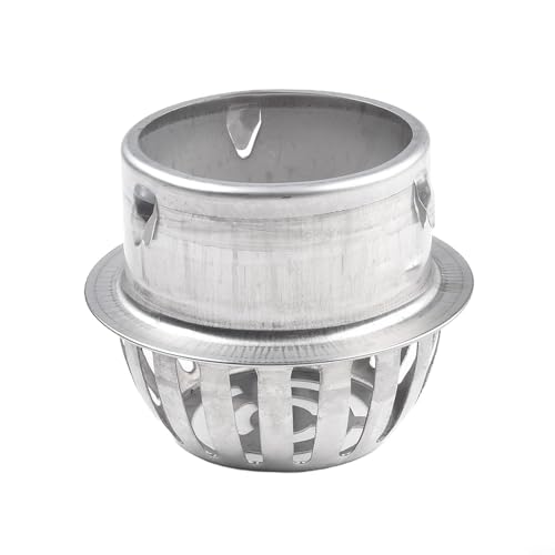 Niceminiwall Anti-Verstopfung für Dachbodenabflussabdeckung, Dachrinne, Kanalfilterschutz, Außenfallrohr und Auspuffrohrschutz zum Blockieren von Blättern, Schmutz und (90 mm) von Niceminiwall