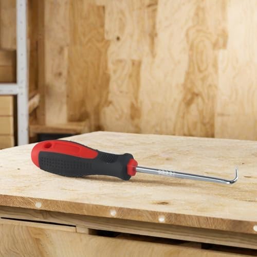 Niceminiwall Automotive Pick and Hook Tool Set for Seal and O-Ring Removal, Gasket Puller for Hand Tool with Hardened Steel Shafts and Comfort Grip Handle Includes Straight,(D) von Niceminiwall