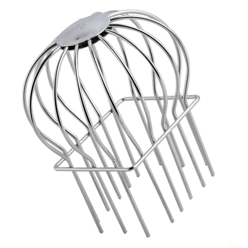 Niceminiwall Dachrinne für Laubschutz, 304 Edelstahl, Fallrohrsieb mit 360°-Hohl-Design für Dachrohre, Abflüsse und Dachrinnen, rostbeständiger Ballon-Netzfilter (5 cm x 7,5 cm) von Niceminiwall