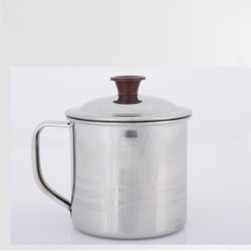 Niceminiwall Edelstahl-Campingbecher mit Griff für Outdoor-Reisen, 200 ml oder 380 ml Optionen, leichte und tragbare Kaffee- oder Teetasse, langlebig und leicht zu reinigen, 380 ml Niceminiwall Edelstahl-Campingbecher mit Griff für Outdoor-Reisen, 200 ml oder 380 ml Optionen, leichte und tragbare Kaffee- oder Teetasse, langlebig und leicht zu reinigen, 380 ml von Niceminiwall