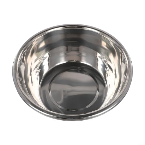 Niceminiwall Edelstahl-Rührschüssel-Set zum Kochen, Backen, Salatzubereitung und Aufbewahrung von Lebensmitteln, langlebige Metall-Küchenschüsseln mit breitem flachem Rand für einfaches Ausgießen (32 von Niceminiwall