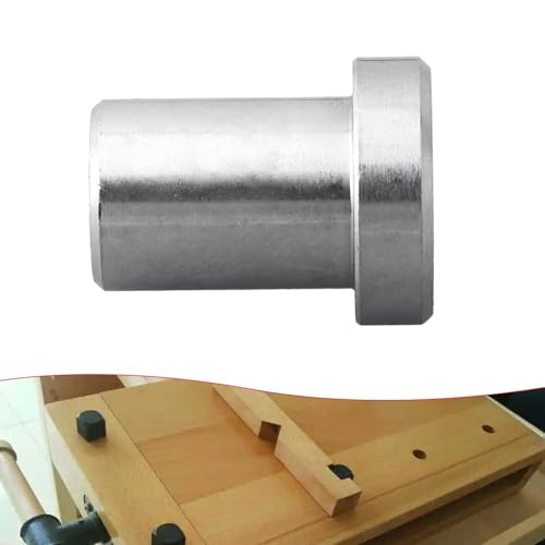 Niceminiwall Edelstahl-Werkbank-Bremsstopper-Klemme, 19/20 mm, Begrenzungsblock für Holzbearbeitung, mit quadratischem Klemmpad, passend für Standard-Banklöcher zum Fräsen (20 mm) von Niceminiwall