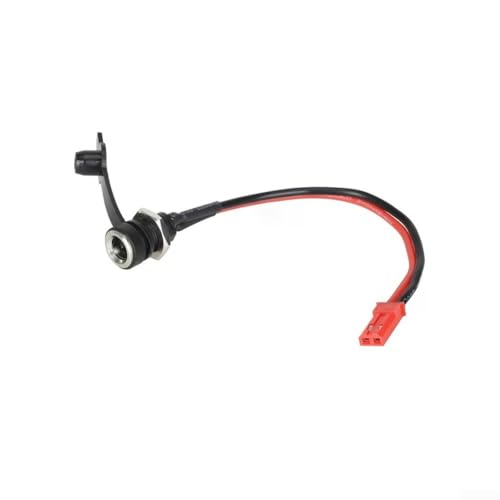 Niceminiwall Ersatz-Ladeanschluss-Zubehör für KuKirin G3 G4 Elektroroller – DC 5,5 x 2,1 mm Stromanschluss – Elektroroller-Zubehör (1 Stück rot und schwarz) von Niceminiwall