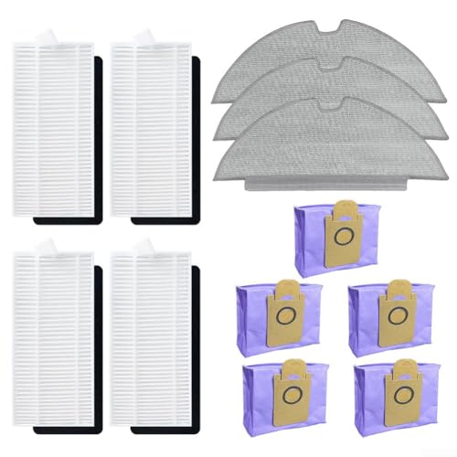 Niceminiwall Ersatzfilter und Wischtücher Set kompatibel mit RoboVac L35 + LR30 + Saugroboter - 4 3 Wischtücher 5 Staubbeutel Niceminiwall Ersatzfilter und Wischtücher Set kompatibel mit RoboVac L35 + LR30 + Saugroboter - 4 3 Wischtücher 5 Staubbeutel von Niceminiwall