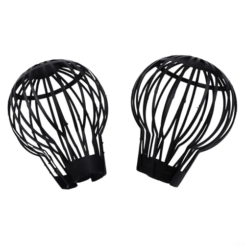 Niceminiwall Fallrohrschutz für den Außenbereich, Dachablaufabdeckung, Schmutz und für Laubfilter, schwarzer Kunststoff, 12,5 x 14,5 cm, korrosionsbeständig, für Dachrinne, Fallrohrschutz, einfache von Niceminiwall