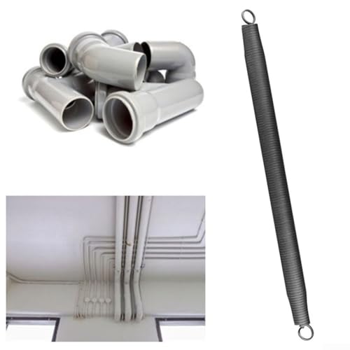 Niceminiwall Federrohrbieger, Hartstahl, PVC-Rohrbiegefederwerkzeug, 40 cm, für 16 mm, 20 mm, 25 mm, 32 mm Rohre, verlängerte manuelle Biegevorrichtung für Wasser und (16 mm) von Niceminiwall