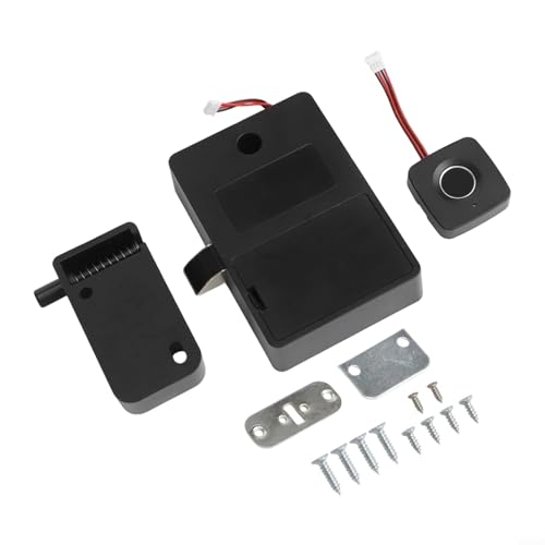 Niceminiwall Fingerabdruck-Schrankschloss mit elektronischem schlüssellosem Eingang, 0,3 s schnell, 360° Erkennung, Diebstahlsicherung für Schubladen, Aktenschränke und Kleiderschränke, von Niceminiwall