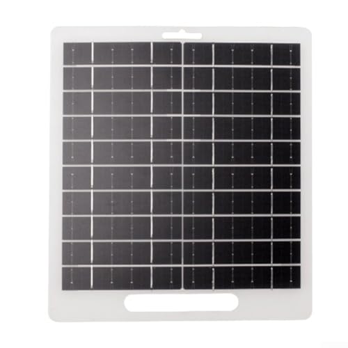Niceminiwall Flexibles 5 V 6 W-10 W USB-Solar-Ladepanel mit IP67 wasserdicht für Outdoor-Camping und Reisen, kompatibel mit den meisten 5-V-Geräten einschließlich Handys und (5–12 V, 10 W) von Niceminiwall