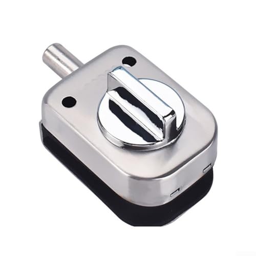 Niceminiwall Glastürschloss aus Edelstahl mit Einzelbolzen für 8–12 mm dicke, rahmenlose Doppelschwing- oder Schiebetüren aus gehärtetem Glas, keine Stanzinstallation Niceminiwall Glastürschloss aus Edelstahl mit Einzelbolzen für 8–12 mm dicke, rahmenlose Doppelschwing- oder Schiebetüren aus gehärtetem Glas, keine Stanzinstallation von Niceminiwall