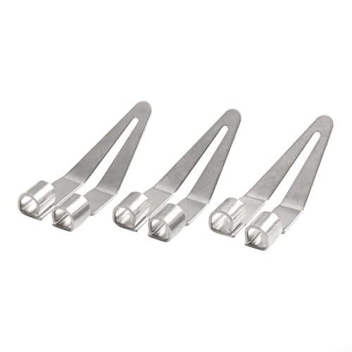 Niceminiwall Glatter Kopf für Kunststoff-Schweißwerkzeug, Lötreparatureisen, 45-Grad-Winkel-Design für Auto-Stoßstangen, Motorradplatten, PP-Kunststofffässer und Rohre, (3 Stück) von Niceminiwall