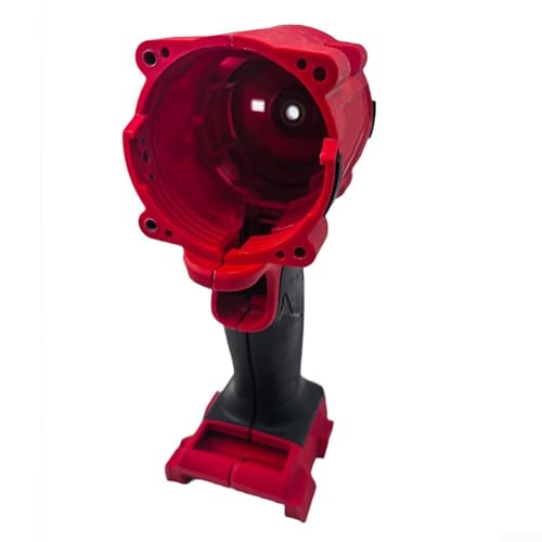 Niceminiwall Griffgehäuse, kompatibel mit Milwaukee 2960-20, 18 V, schnurlosem 3/8-Zoll-Antriebsschlüssel, langlebige rote und schwarze Kunststoff-Ersatzschale, Präzision von Niceminiwall