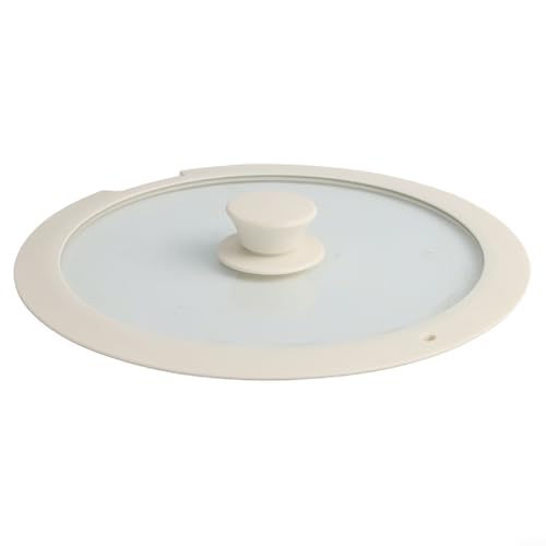 Niceminiwall Hitzebeständiger Silikon-Topfdeckel mit gehärtetem Glas und Dampfauslass, passend für 18 cm, 20 cm, 26 cm große Töpfe und Pfannen, auslaufsichere Topfabdeckung mit Cool Touch (B 26 cm) Niceminiwall Hitzebeständiger Silikon-Topfdeckel mit gehärtetem Glas und Dampfauslass, passend für 18 cm, 20 cm, 26 cm große Töpfe und Pfannen, auslaufsichere Topfabdeckung mit Cool Touch (B 26 cm) von Niceminiwall