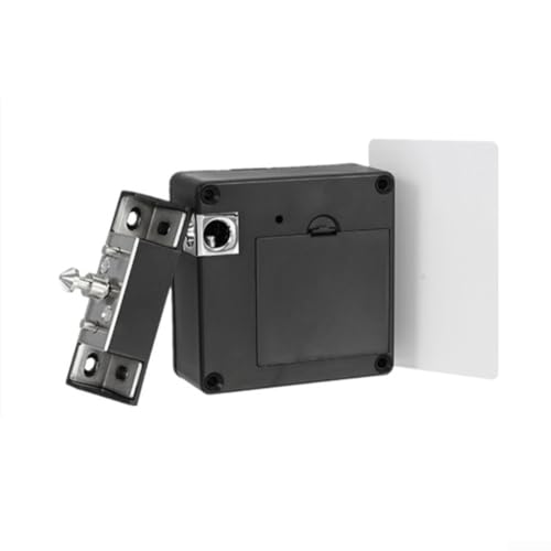 Niceminiwall Holztürschloss Keyless Elektronisches Unsichtbares Schloss mit IC-Karte NFC und mobilem App-Zugang für Schrank Spind Möbel Schublade Installation in von Niceminiwall