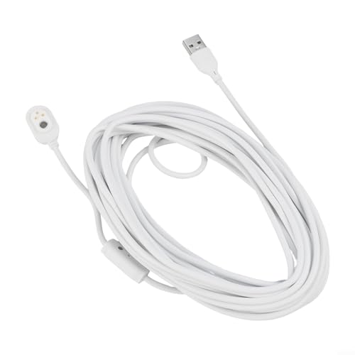 Niceminiwall IP65 wasserdichtes magnetisches Ladekabel für Pro 5S 2K/Pro 4/Pro 3/für Ultra 2/für Ultra/Go2 Sicherheitskameras, 20-Gauge-TPE-Verlängerungsnetzkabel OD4,0 mm für den Innenbereich (7,6 m) von Niceminiwall