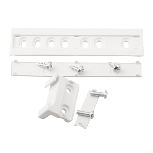 Niceminiwall Integrierte Kühlschrank-Schienen, glatte und leise Kühlschrank-Schubladenschienen für einfache Installation, langlebige Metall- und Kunststoff-Schienen, kompatibel mit (0) von Niceminiwall