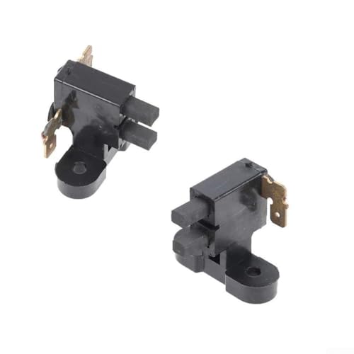Niceminiwall Kohlebürstenhalter für elektrische Generatoren, 2–3 kW, 5–8 kW, Kupfer, Ersatz kompatibel mit 168F 188F Generatoren, schwarz, 2 Stück (2 Stück 2–3 kW) von Niceminiwall