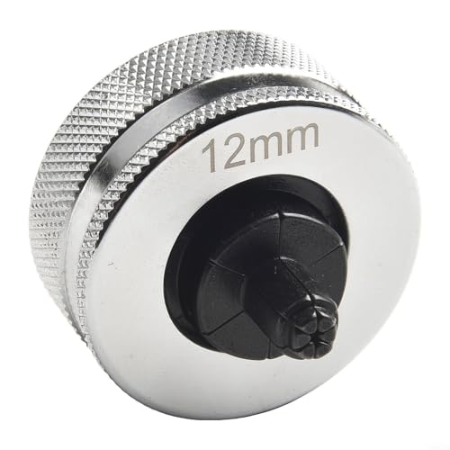 Niceminiwall Kohlenstoffstahl-Rohr-Expanderkopf, 10-42 mm, kompatibel mit -100 und -300 Rohrerweiterungswerkzeug, automatische Drehung für gleichmäßige Expansion in Sanitär- und (12 mm) von Niceminiwall