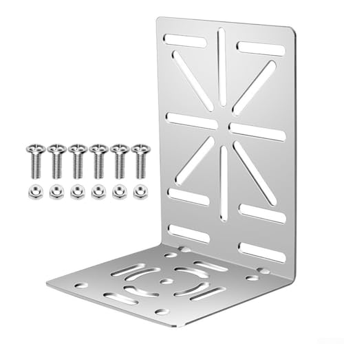 Niceminiwall L-Form Edelstahl Überwachungskamera Wandhalterung Halterung mit Muttern und Schrauben, Wetterfester Adapter für Überwachungskameras und Dome-Kameras, verstellbare Hilfshalterung Niceminiwall L-Form Edelstahl Überwachungskamera Wandhalterung Halterung mit Muttern und Schrauben, Wetterfester Adapter für Überwachungskameras und Dome-Kameras, verstellbare Hilfshalterung von Niceminiwall