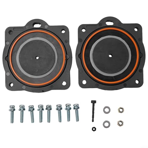 Niceminiwall Luftpumpe Service Kit Ersatzteile mit Gummimembranen Metallschrauben Kompatibel für HP-80 HP-60 Lineares Luftpumpensystem von Niceminiwall