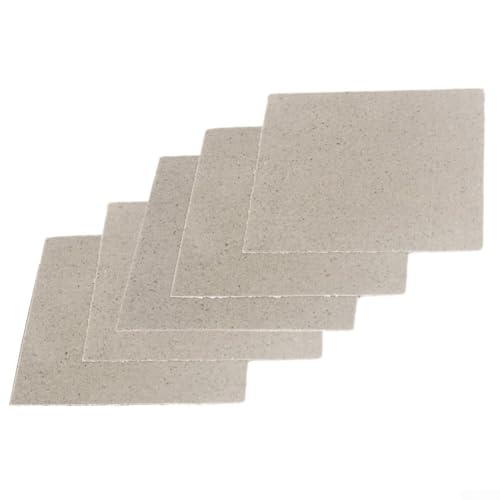 Niceminiwall Mikrowellenleiter-Abdeckplatte für Mikrowelle, hitzebeständig, isolierende Ersatzplatte für Reparaturen oder Spritzer auf Magnetron, 5 Stück Niceminiwall Mikrowellenleiter-Abdeckplatte für Mikrowelle, hitzebeständig, isolierende Ersatzplatte für Reparaturen oder Spritzer auf Magnetron, 5 Stück von Niceminiwall