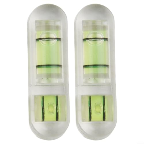 Niceminiwall Mini-Wasserwaage, Acrylglas, T-Typ, zum Messen und Anpassen von Neigung oder Horizont auf Bilderrahmen, 2 Stück Niceminiwall Mini-Wasserwaage, Acrylglas, T-Typ, zum Messen und Anpassen von Neigung oder Horizont auf Bilderrahmen, 2 Stück von Niceminiwall