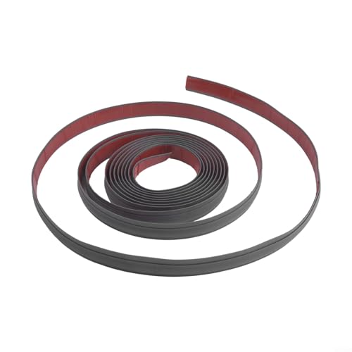 Niceminiwall Nahtloser Teppichkantenstreifen, sicherer 6 m Bodenübergang für 10 mm dicken Teppich (Dunkelgrau, 6 m) von Niceminiwall