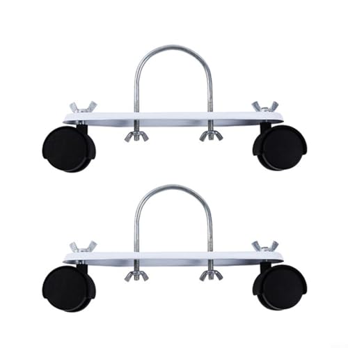 Niceminiwall Ölgefüllte Heizungsrollenhalterung mit Rädern, Ersatzteile, Karbonstahl, 360 Grad Heizkörper-Riemenscheibe, mobile Schwenkräder, Schwarz, 2 Stück Niceminiwall Ölgefüllte Heizungsrollenhalterung mit Rädern, Ersatzteile, Karbonstahl, 360 Grad Heizkörper-Riemenscheibe, mobile Schwenkräder, Schwarz, 2 Stück von Niceminiwall