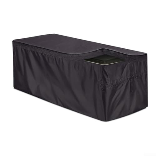 Niceminiwall Oxford Fabric Outdoor Storage Box Cover Waterproof Garden Trunk Protector with Drawstring Fasteners Storage Box Cover in 3 Sizes for Patio Furniture (M) von Niceminiwall