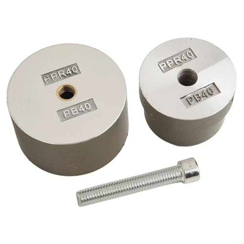 Niceminiwall PPR-Rohr-Schweißkopf, 40 mm, 50 mm, 63 mm, Heißschmelzwerkzeug-Set für die Verbindung von PPR-Wasserrohren und HDPE-Rohren, blockierende Nicht-Aluminiumlegierung (40 mm) von Niceminiwall