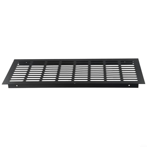 Niceminiwall Rechteckige Lüftungsgitterabdeckung aus Aluminium, 150 mm, für Schrank, Kleiderschrank, Schuhschrank, Computerschrank, Badezimmertür, widerstandsfähig, wasserdicht (150 x 400 mm) von Niceminiwall
