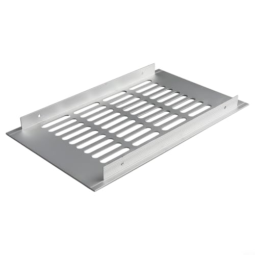 Niceminiwall Rechteckige Lüftungsgitterabdeckung aus Aluminium für Schrank, Kleiderschrank und Lüftungsanwendungen, widerstandsfähige, wasserdichte Aluminiumlegierung mit (150 x 250 mm) von Niceminiwall