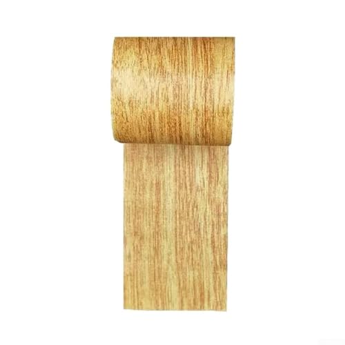 Niceminiwall Reparaturband mit Holzmaserung, 8 cm x 4,57 m, für Möbel, Böden, Türen, Fenster, Sockelleisten und Tische, langlebiges PE+Gaze-Material, schneidbarer Flicken (B) von Niceminiwall