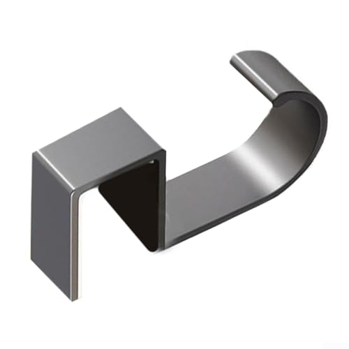 Niceminiwall Robuste Metalllegierung Geldbörsenhalter 2 Stück für Tisch Desktop Brieftasche Haken Ständer Tasche Aufhänger geeignet für Büro Zuhause Reisen Restaurant (grau) von Niceminiwall