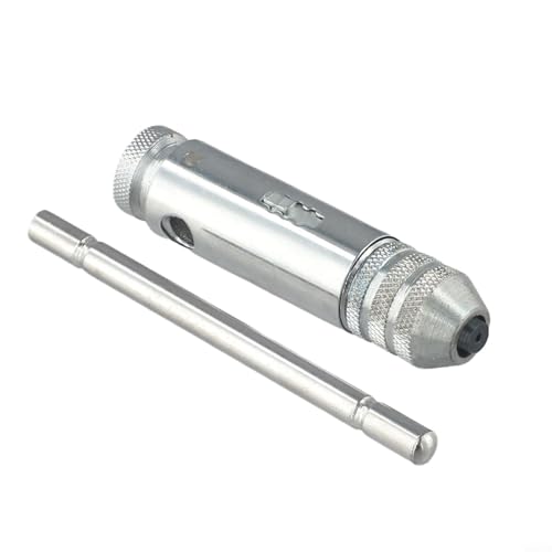 Niceminiwall Robuster, verstellbarer T-Griff Ratschen-Windeisen mit 5 metrischen Gewindebohrern für M3 M8 Engineering (7-teiliges Set) von Niceminiwall