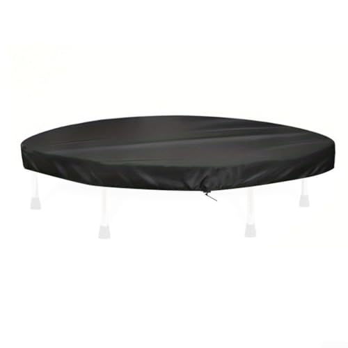 Niceminiwall Runde Trampolin-Abdeckung, Wetterschutz, 210D Oxford-Material, wasserabweisend, Springboardust Regenschutz für Innen- und Außenbereich, Schwarz Niceminiwall Runde Trampolin-Abdeckung, Wetterschutz, 210D Oxford-Material, wasserabweisend, Springboardust Regenschutz für Innen- und Außenbereich, Schwarz von Niceminiwall