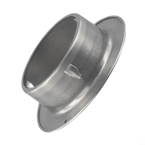 Niceminiwall Rundes Edelstahl-Lüftungsgitter, 70–300 mm, Außenwandkanalabdeckung mit Netzsieb für Schutz und Luftzirkulation, wetterbeständige Außenbelüftung (100 mm Rohr) von Niceminiwall