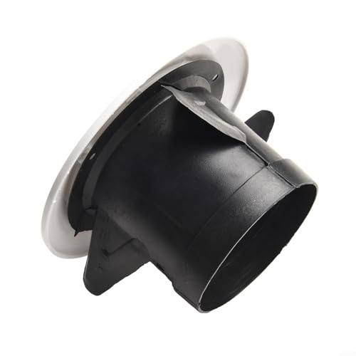 Niceminiwall Rundes Lüftungsgitter mit verstellbaren Lamellen und Fliegengitter, ABS-Decken- oder Wandlüftungsabdeckung für K-Lüftungssysteme, weißer Luftauslass für Küche (75 mm) von Niceminiwall