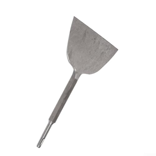 Niceminiwall Rundschaft-Hammerbohrer, Flachmeißel für Mauerwerk, Abbruch und Betonbrecher, wärmebehandelter geschmiedeter Stahl für Vinylböden, Fliesen, Eis (150 mm) von Niceminiwall