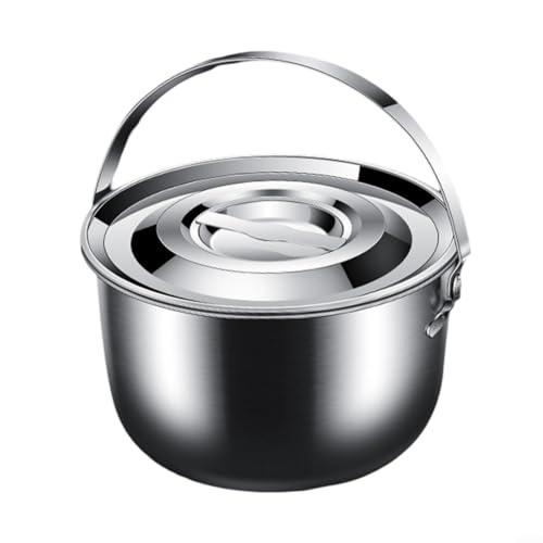 Niceminiwall Suppenölfilter aus Edelstahl für Topf mit Deckel – feinmaschiges Sieb zum Trennen von Öl, Fett, Schmalz, Fett oder Brühe – versiegelter Aufbewahrungsbehälter mit rutschfestem Boden (5,5 l von Niceminiwall