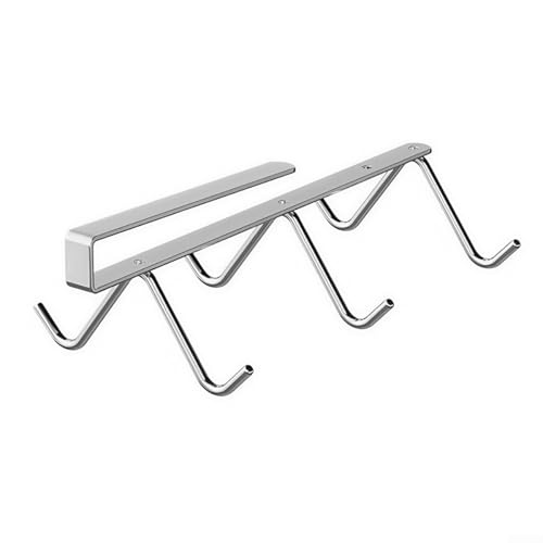 Niceminiwall Tassenregal unter dem Schrank, Kaffeetassenhalter, Tassenhaken unter Regal, zum Aufhängen von Tassen, Trockenhaken für Bar, Küchenutensilien (26 cm) von Niceminiwall