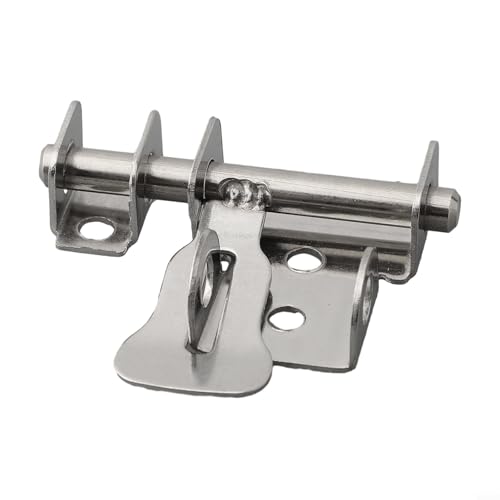 Niceminiwall Türriegel aus Edelstahl mit handpoliertem Chrom-Finish, robuste Sicherheits-Hardware für Haus, Gartenhaus, Tor, Schrank und Niceminiwall Türriegel aus Edelstahl mit handpoliertem Chrom-Finish, robuste Sicherheits-Hardware für Haus, Gartenhaus, Tor, Schrank und von Niceminiwall