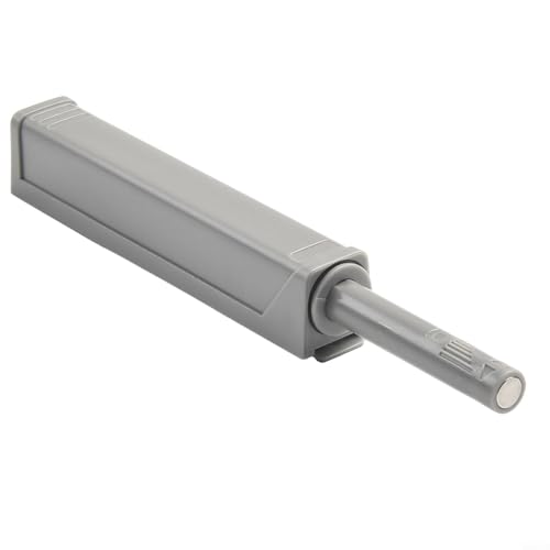Niceminiwall Türschnäpper Druckentriegelung Schranktüren Push Schrank ABS Shell Türschnäpper Push to Open Touch Release Riegel mit Magnetmechanismus (grau) von Niceminiwall