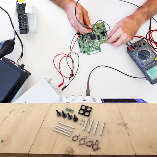 Niceminiwall Typ-C-Luftbefeuchter-Bausatz mit Nebelhersteller-Treiber-Leiterplatte, 4 Zerstäuberköpfen, ABS-Material, 5 V DC-Netzteil, 108 kHz Hochfrequenz-Zerstäubung, DIY (Modul-Set 1) von Niceminiwall