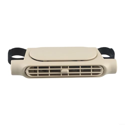 Niceminiwall USB-Auto-Rücksitz-Kühlventilator mit bürstenlosem Motor, 3 Geschwindigkeiten, einstellbarer leiser Luftstrom, platzsparende Kopfstützenhalterung, elektrischer Rücksitzventilator, Typ-C von Niceminiwall