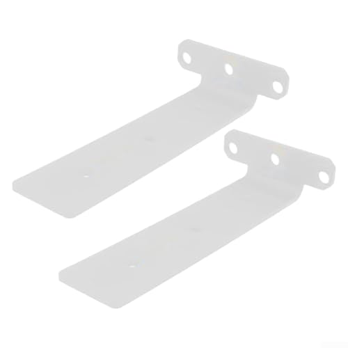 Niceminiwall Unsichtbare Wandregalhalterung, robust, Edelstahl, schwebende Regale, Unterstützung für Zuhause und Büro, 12,2 cm, 15,2 cm, 20,3 cm, Weiß Niceminiwall Unsichtbare Wandregalhalterung, robust, Edelstahl, schwebende Regale, Unterstützung für Zuhause und Büro, 12,2 cm, 15,2 cm, 20,3 cm, Weiß von Niceminiwall