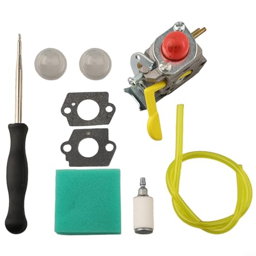 Niceminiwall Vergaser-Set, kompatibel mit Weedwacker 43,2 cm 25 cc Gasmotor-Saitentrimmer, zuverlässiger Ersatz steigert Leistung und Kraftstoffeffizienz Niceminiwall Vergaser-Set, kompatibel mit Weedwacker 43,2 cm 25 cc Gasmotor-Saitentrimmer, zuverlässiger Ersatz steigert Leistung und Kraftstoffeffizienz von Niceminiwall